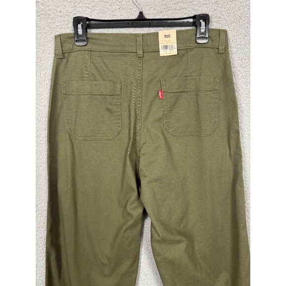 Levis Women's Utility Pants Olive Green Size 29x27 New With Tag's - Picture 4 of 8